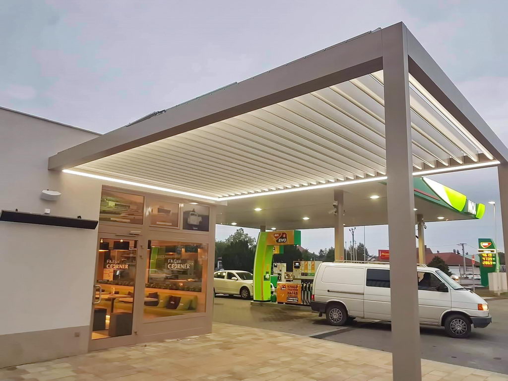 Bioklimatikus pergola -Mol kút Sarkad
